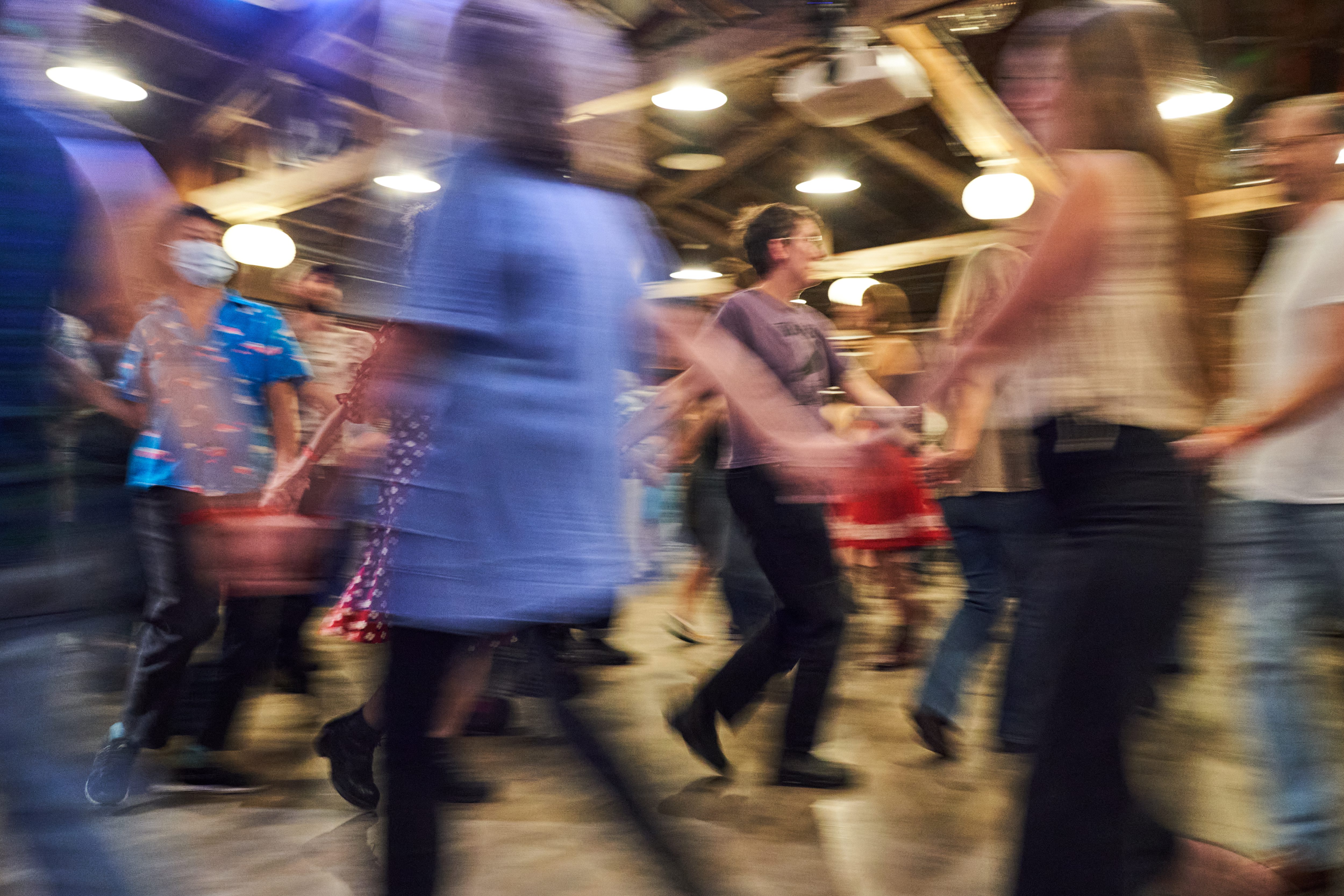Dancers of all stripes and skill participate in the Dare...