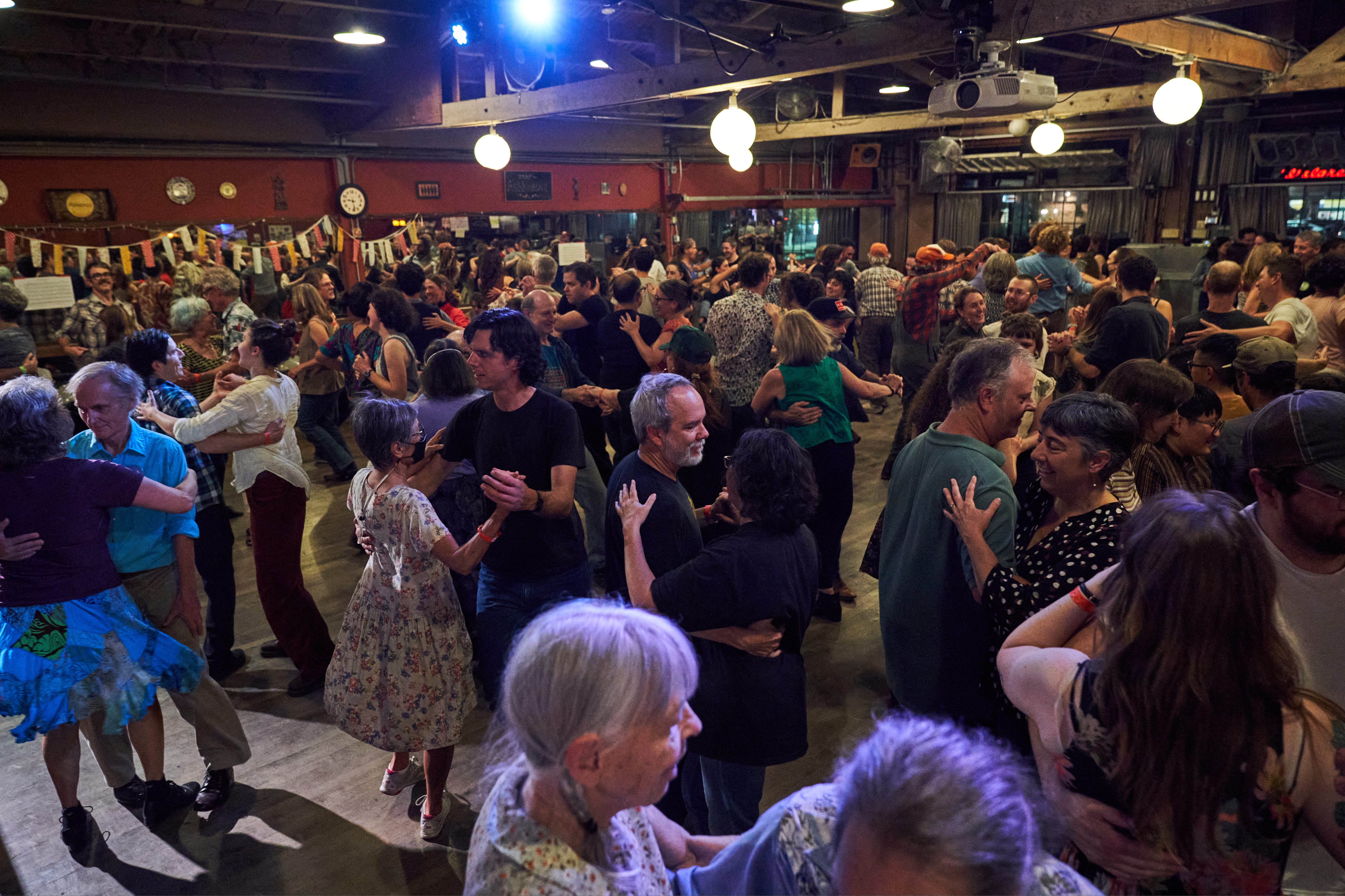 Dancers of all stripes and skill participate in the Dare...