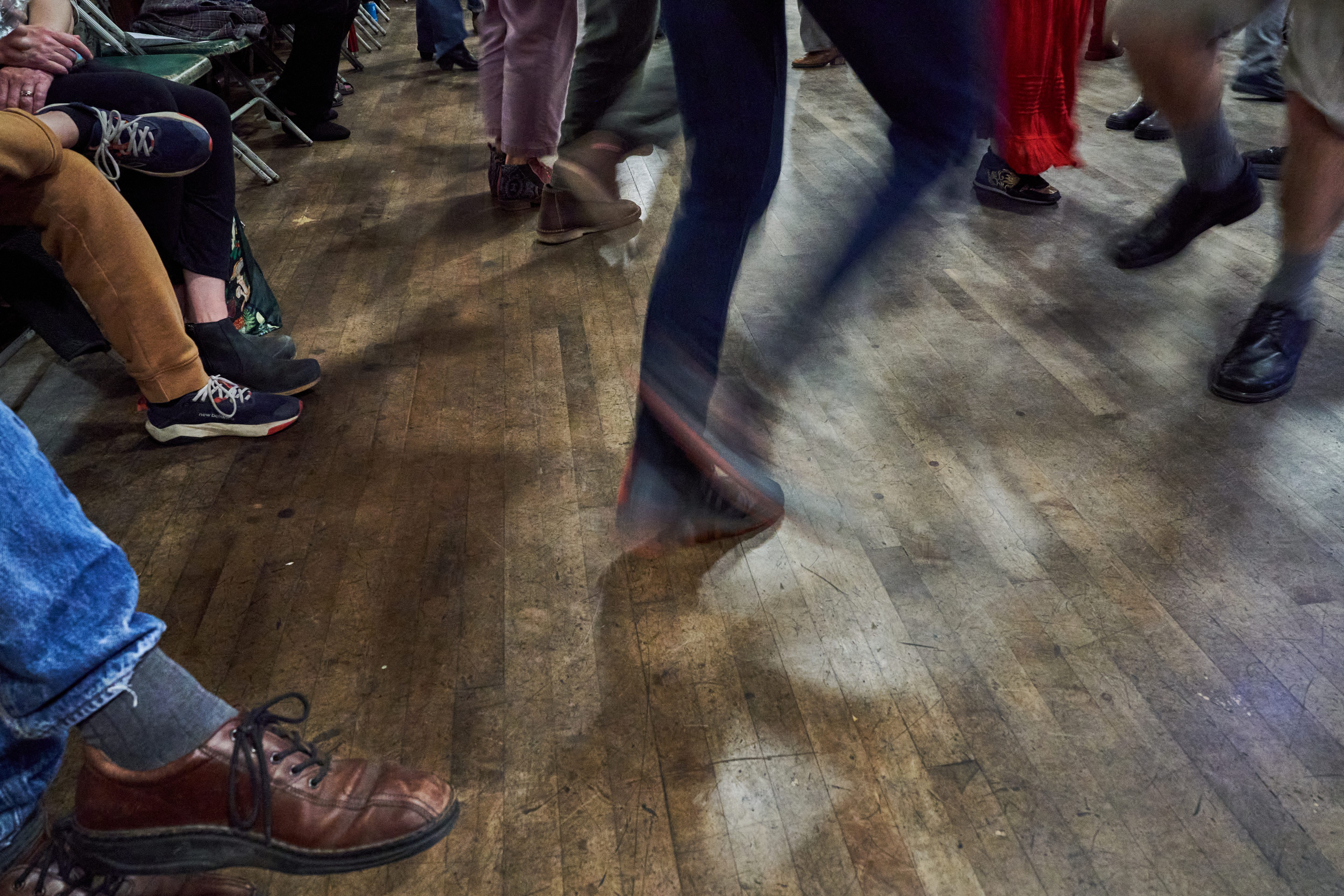 Dancers of all stripes and skill participate in the Dare...