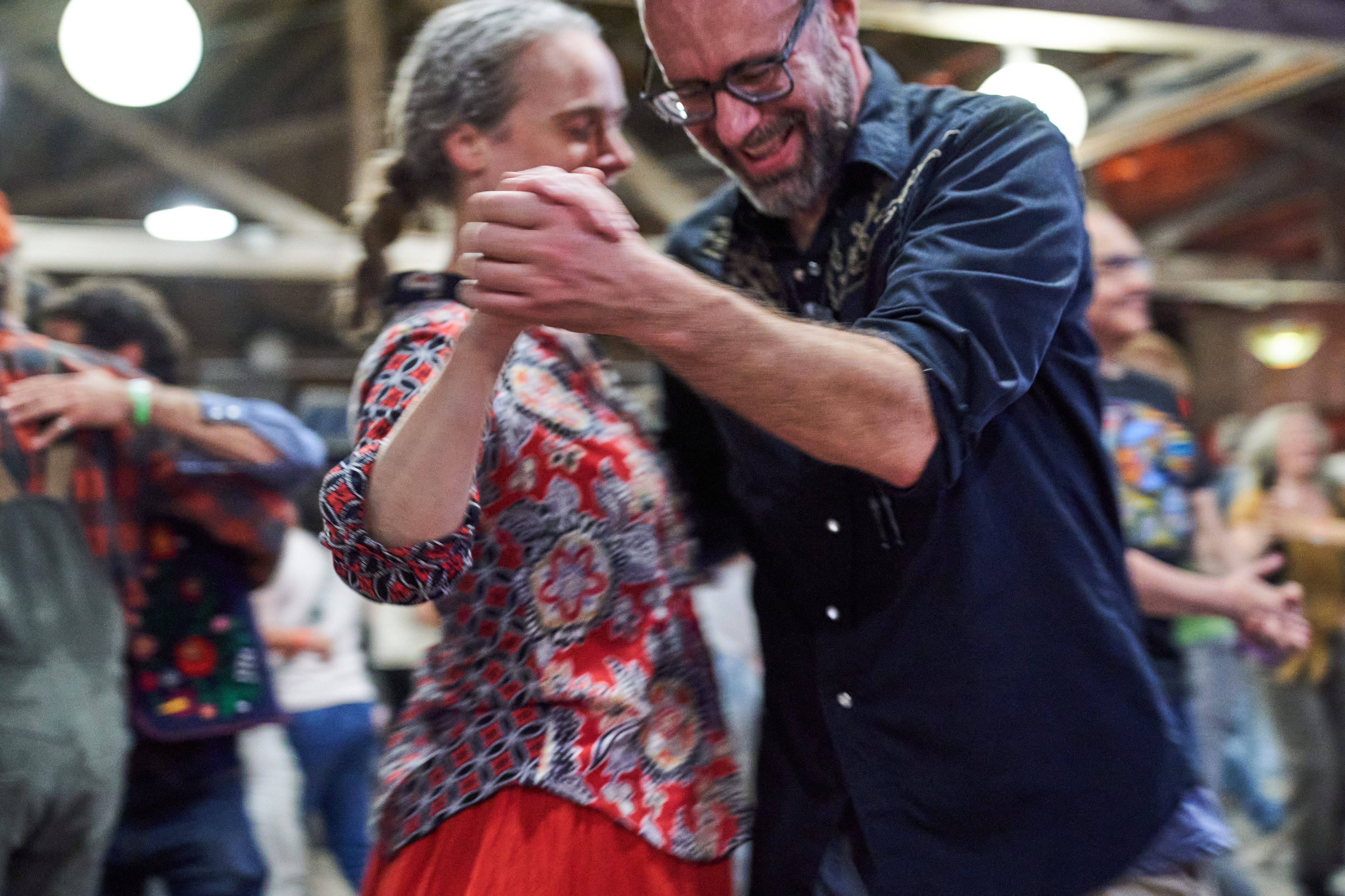 Dancers of all stripes and skill participate in the Dare...