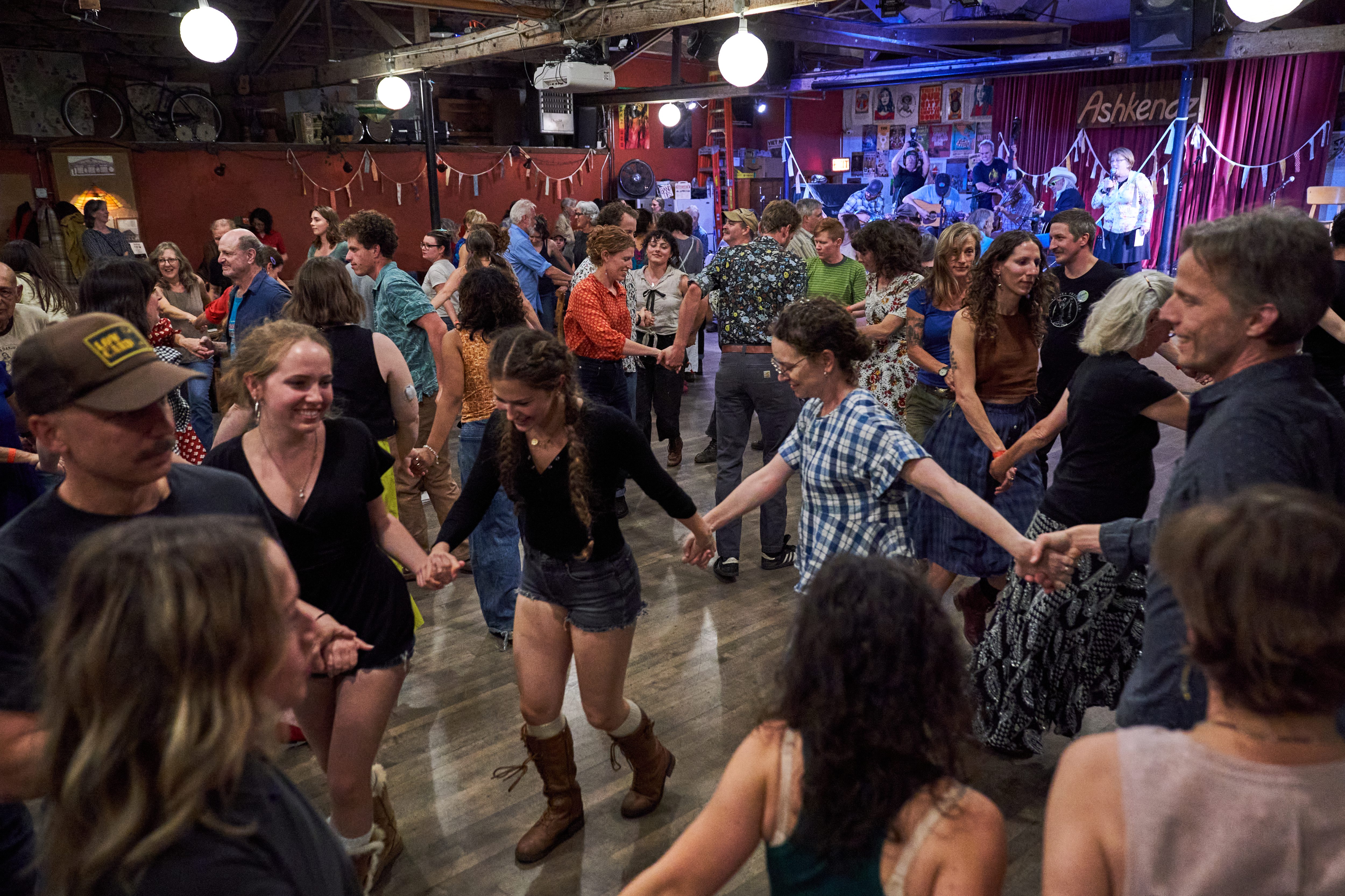 Dancers of all stripes and skill participate in the Dare...