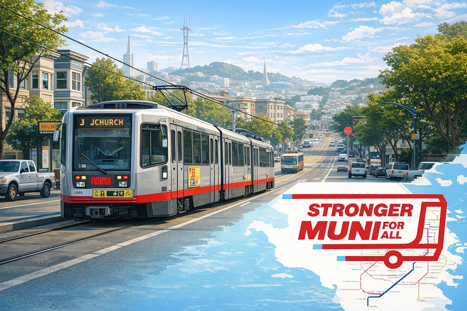 'Stronger Muni for All' Campaign Seeks to Stabilize San Francisco's Transit System