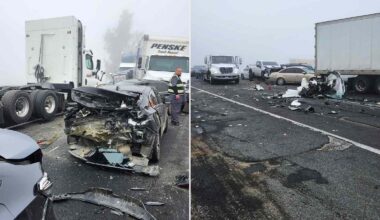 59-Vehicle Collision Injures at Least 10 People, Shuts Down California Highway