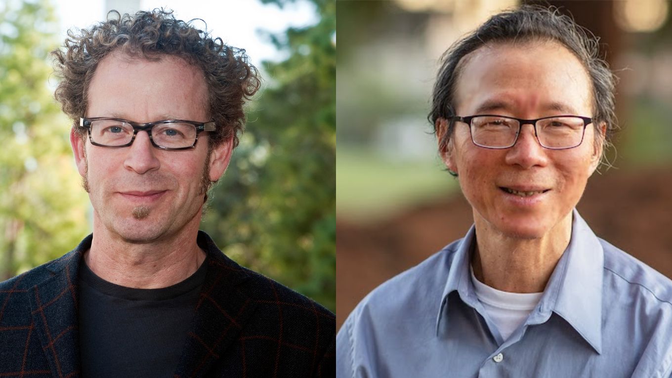 Ken Goldberg and Kam Lau (left to right).