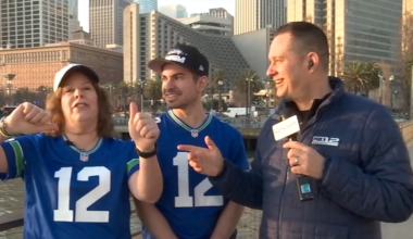 25-year Seahawks superfan in San Francisco for 2nd in-person Super Bowl