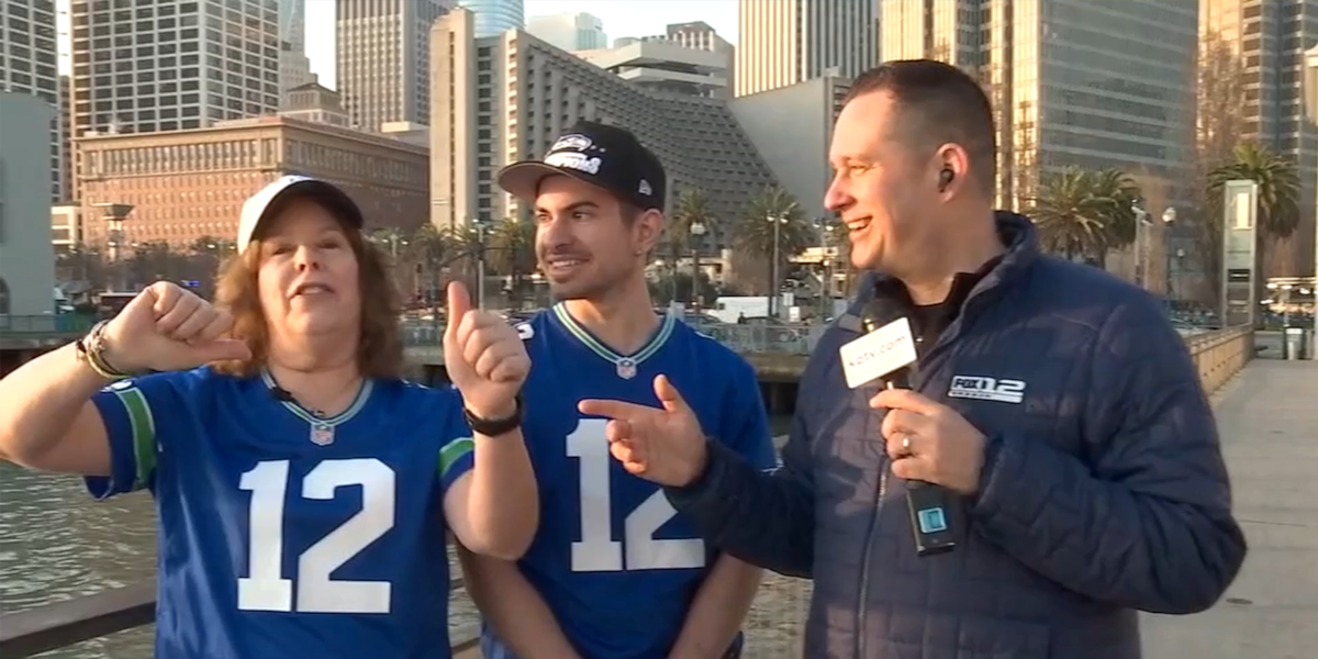 25-year Seahawks superfan in San Francisco for 2nd in-person Super Bowl