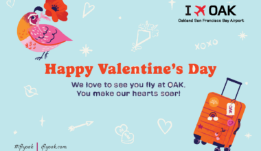 OAK celebrates Valentine’s Day with free love letters and festive decor  