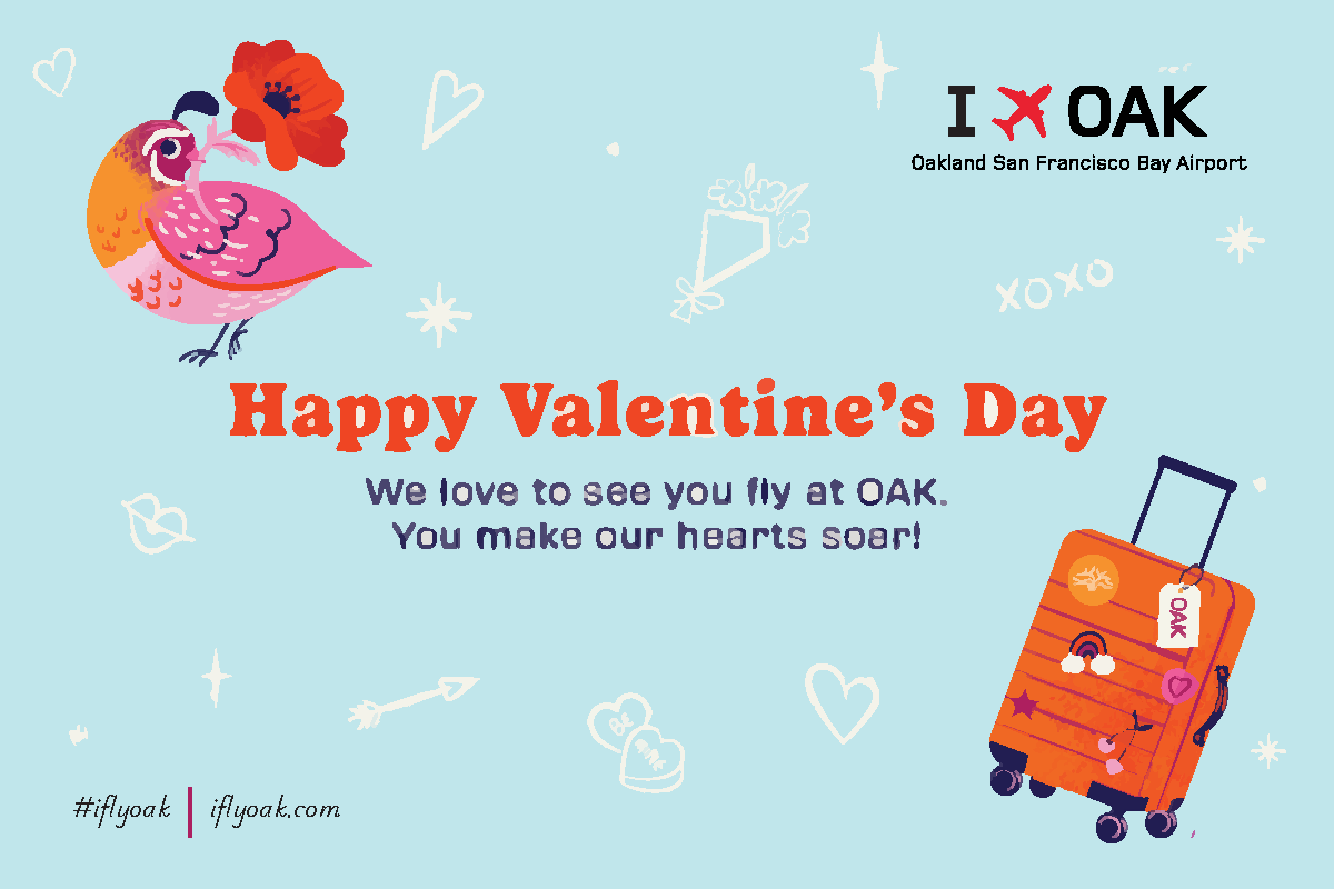 OAK celebrates Valentine’s Day with free love letters and festive decor  