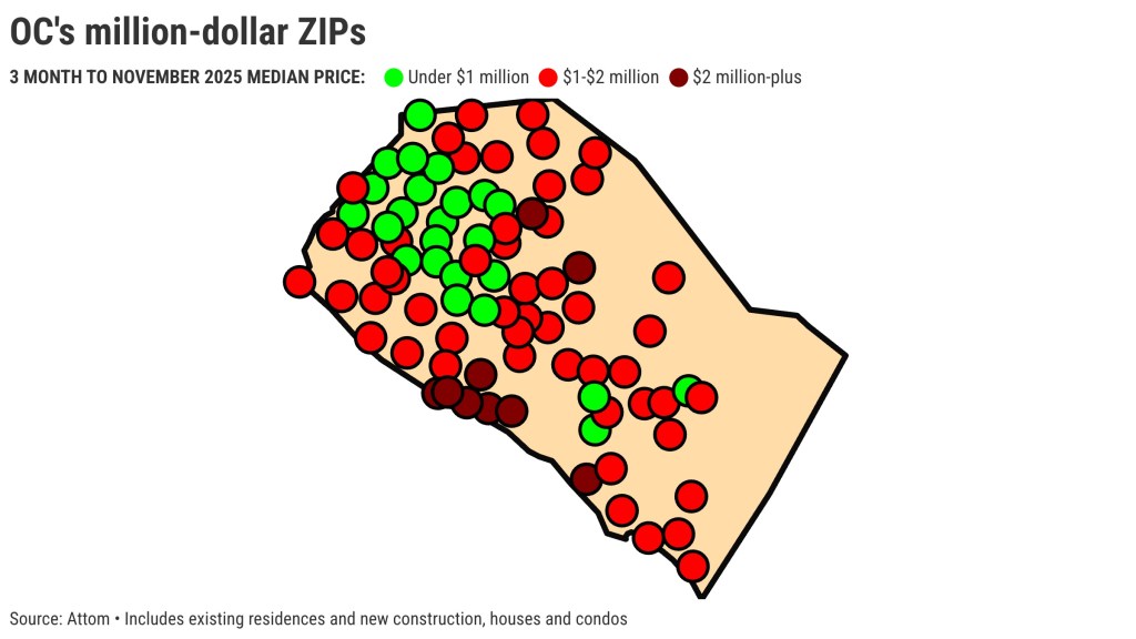 Orange County has 60 million-dollar ZIP codes, up 4 in a year – Orange County Register