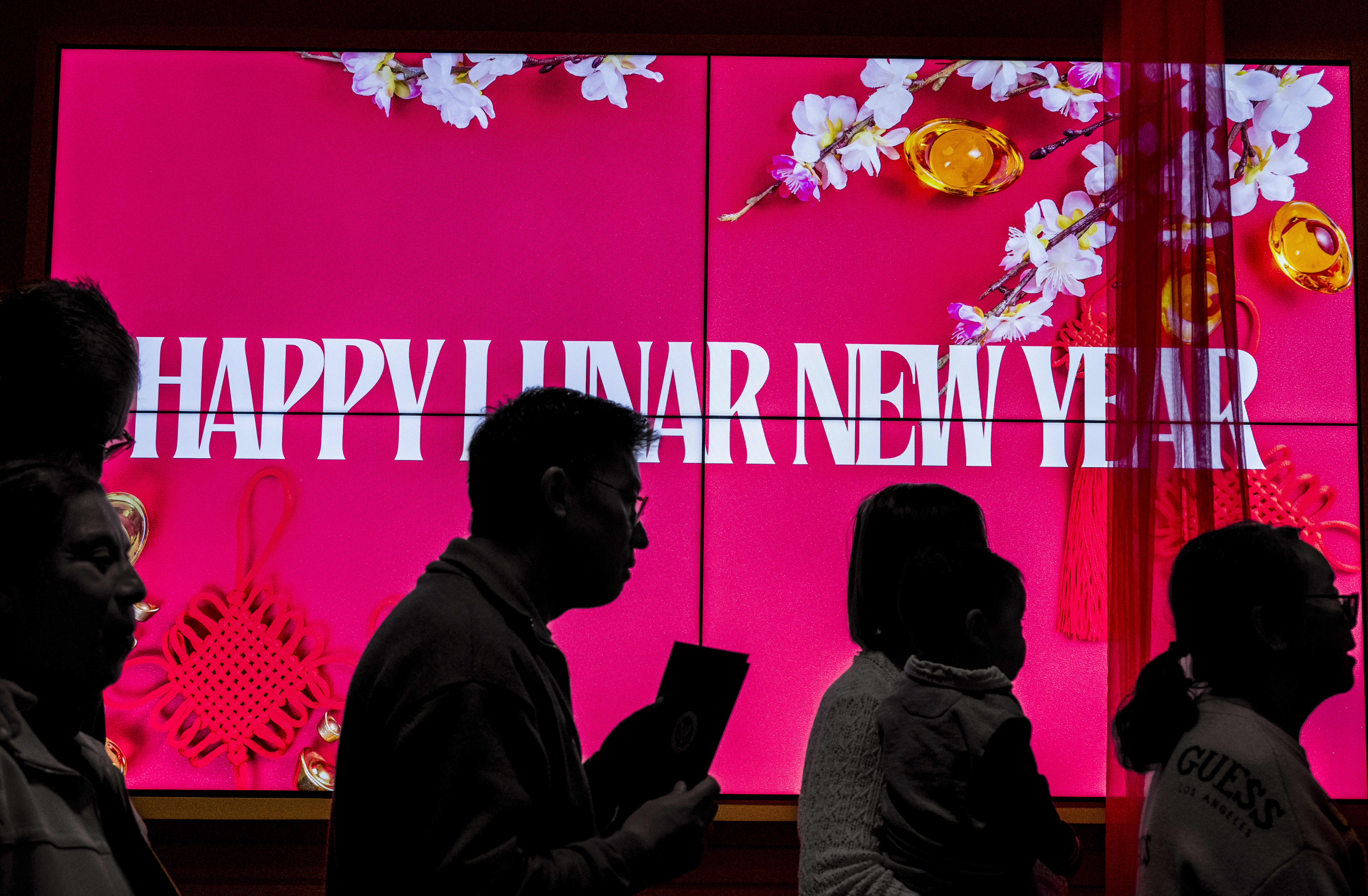 People attending the Nixon Lunar New Year Celebration at the...