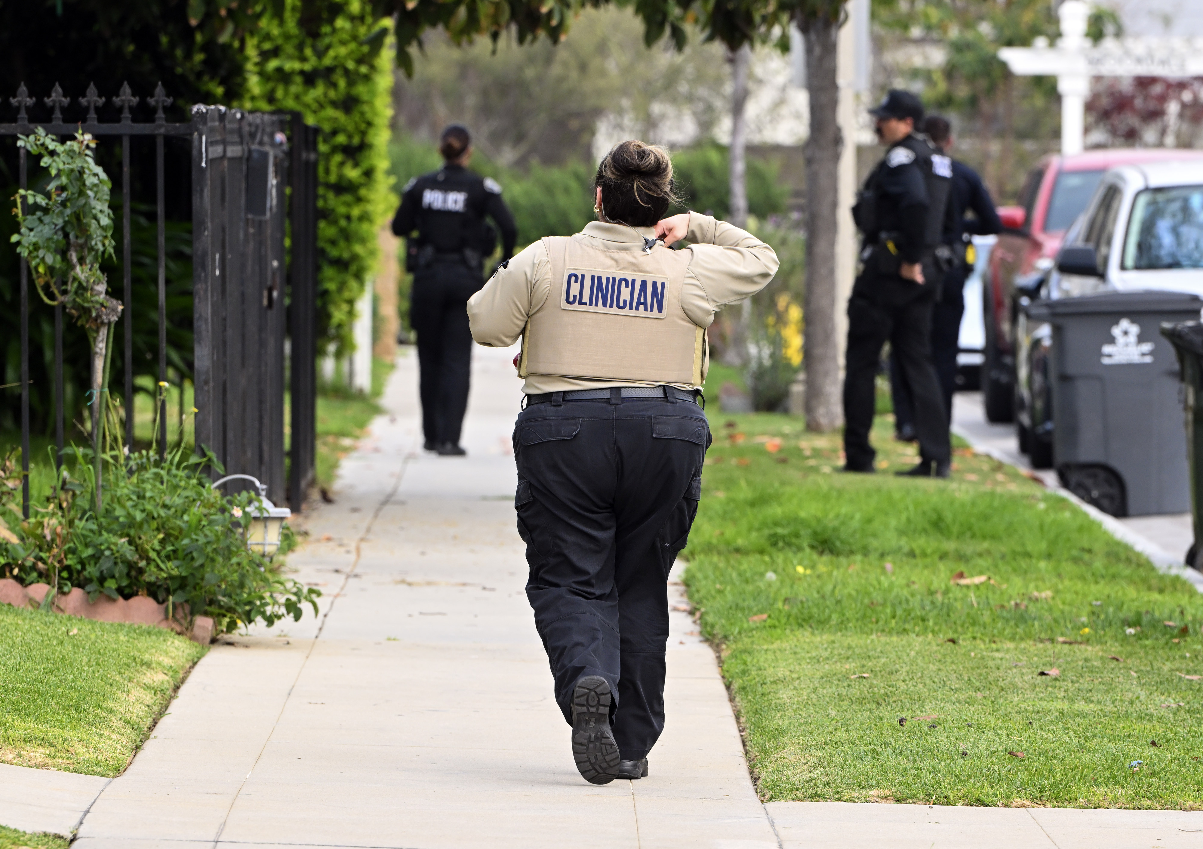 Fullerton police department behavioral health clinicianÂ MaricellaÂ Campuzano joins officers as they...