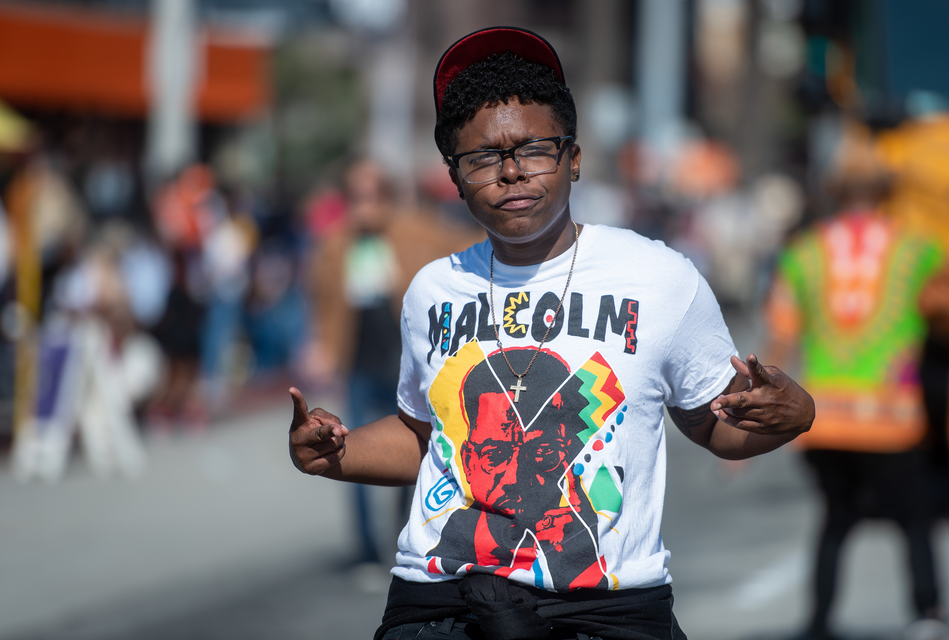 Angel Jones, representing Anaheim Unified High School Districtâs Social Justice...