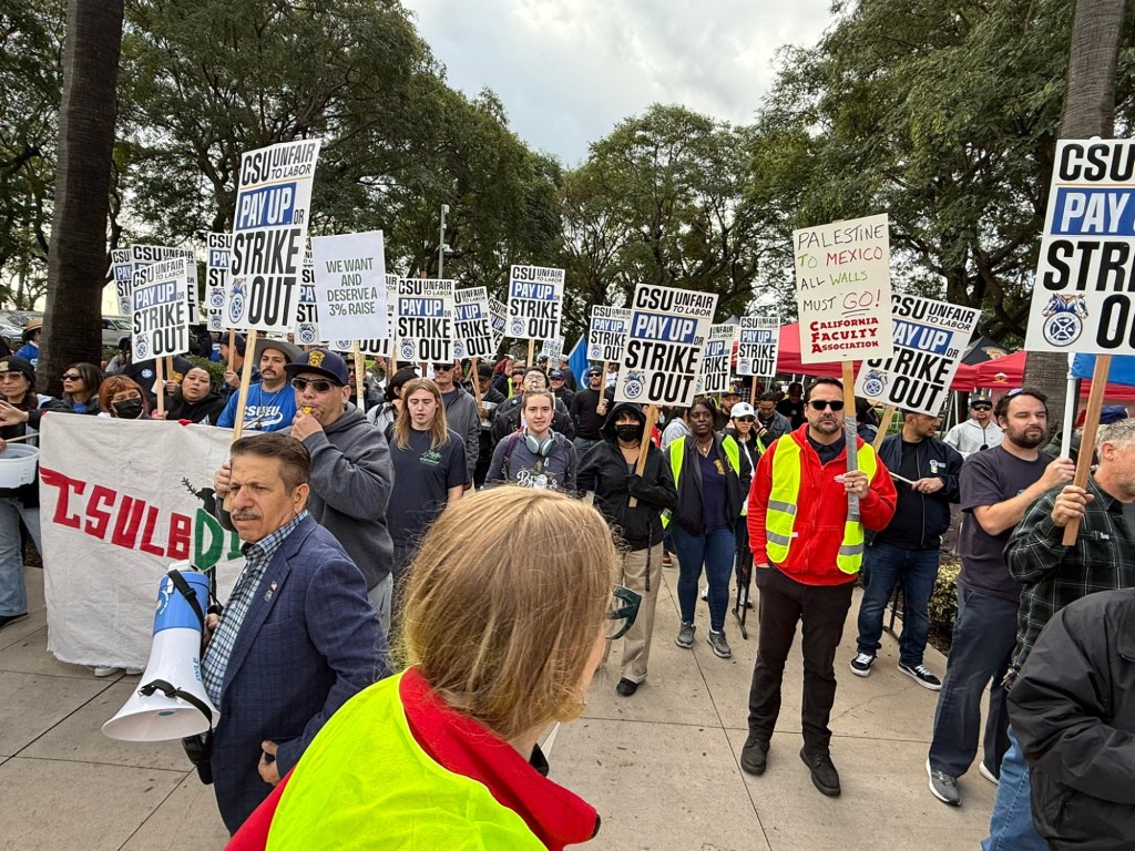 CSU skilled trade workers go on strike, demand raises – Press Telegram