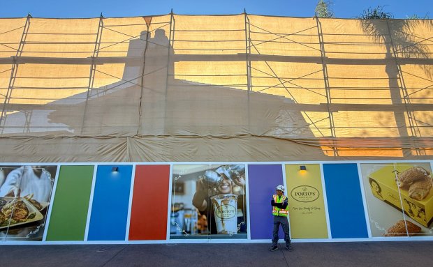 The future spot of Porto's Bakery & Cafe at the Downtown Disney District at the Disneyland Resort Anaheim, CA, on Friday, January 16, 2026. (Photo by Jeff Gritchen, Orange County Register/SCNG)