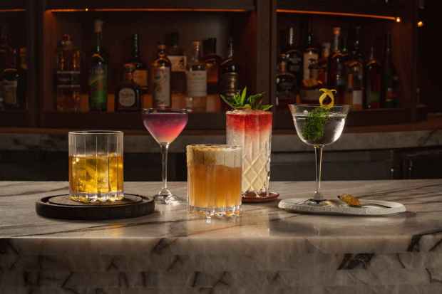 The cocktail lineup on the refreshed Napa Rose menu at Disney's Grand Californian Hotel. (Courtesy of Disneyland)