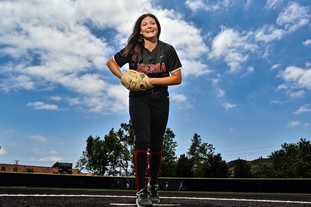 Orange County Register softball pitcher of the year Liliana Escobar of JSerra High School in San Juan Capistrano, CA, on Thursday, June 5, 2025. (Photo by Jeff Gritchen, Orange County Register/SCNG)