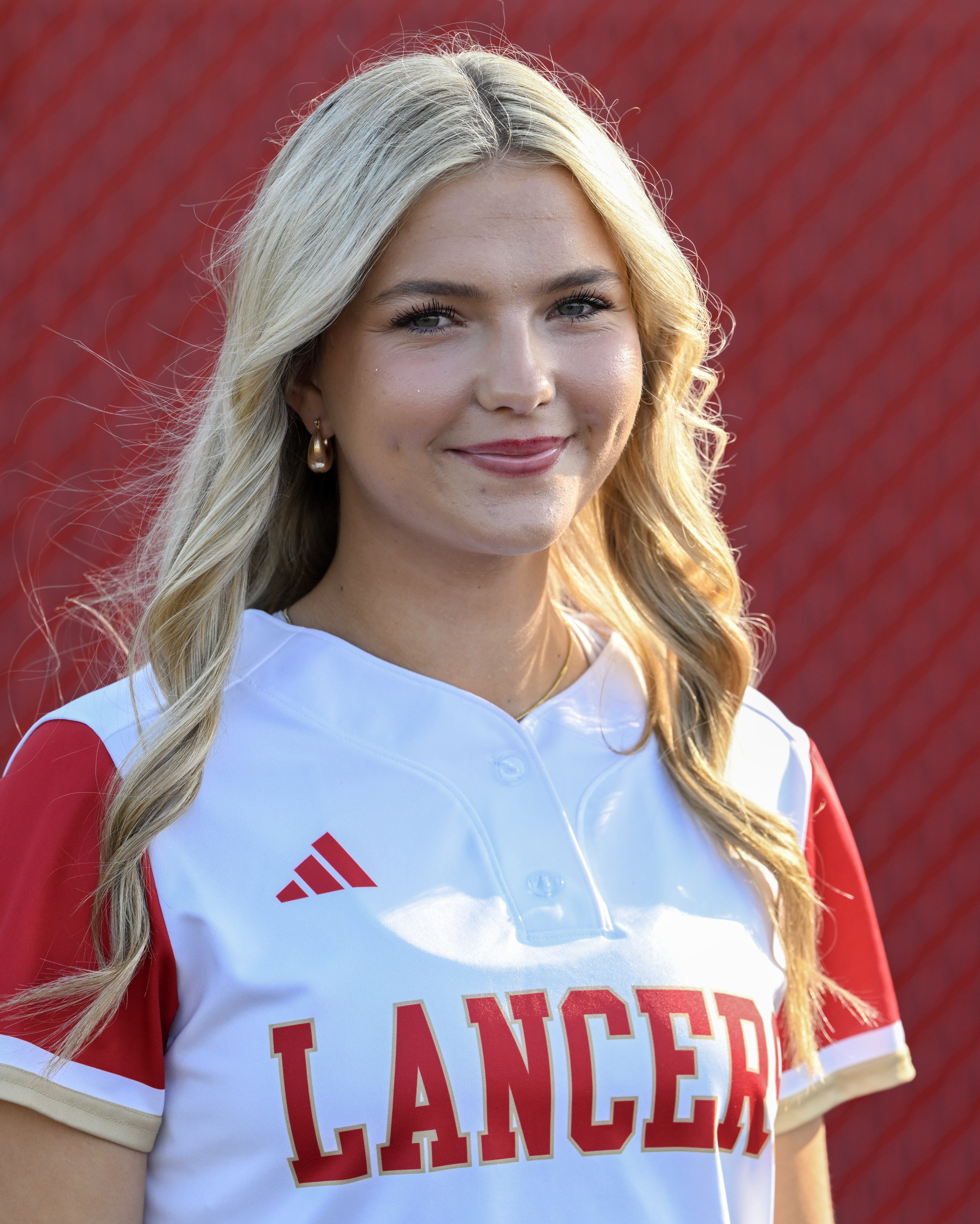 Orange Lutheran softball player Morgan Fitzpatrick (25) in Orange, CA,...
