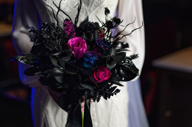 Disney's Fairy Tale Weddings and Honeymoons will offer ceremonies in the Haunted Mansion Parlor cocktail lounge aboard the Disney Destiny cruise ship. (Courtesy of Disney)