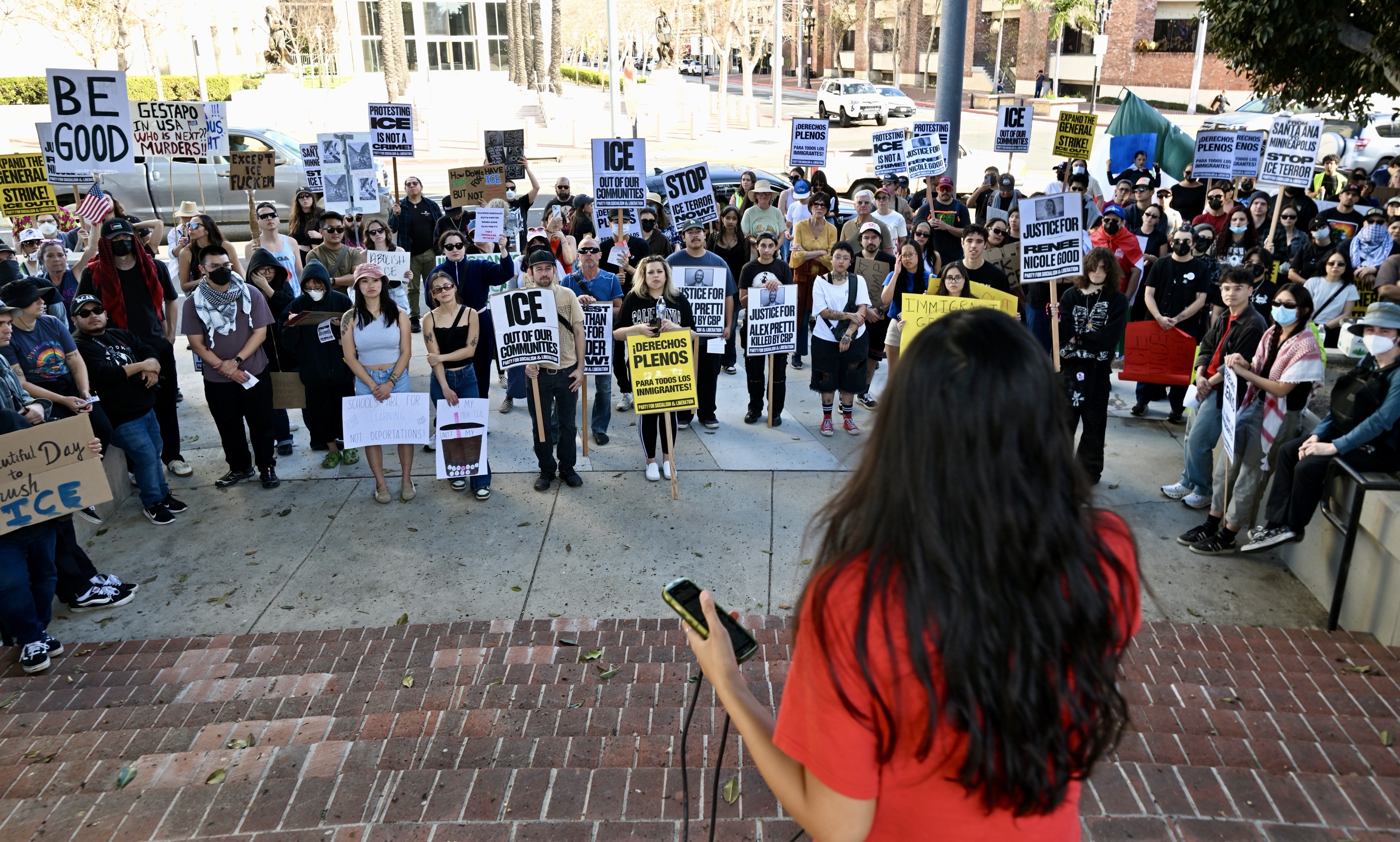Lauriana Adriano, from Irvine, of the Party for Socialism and...