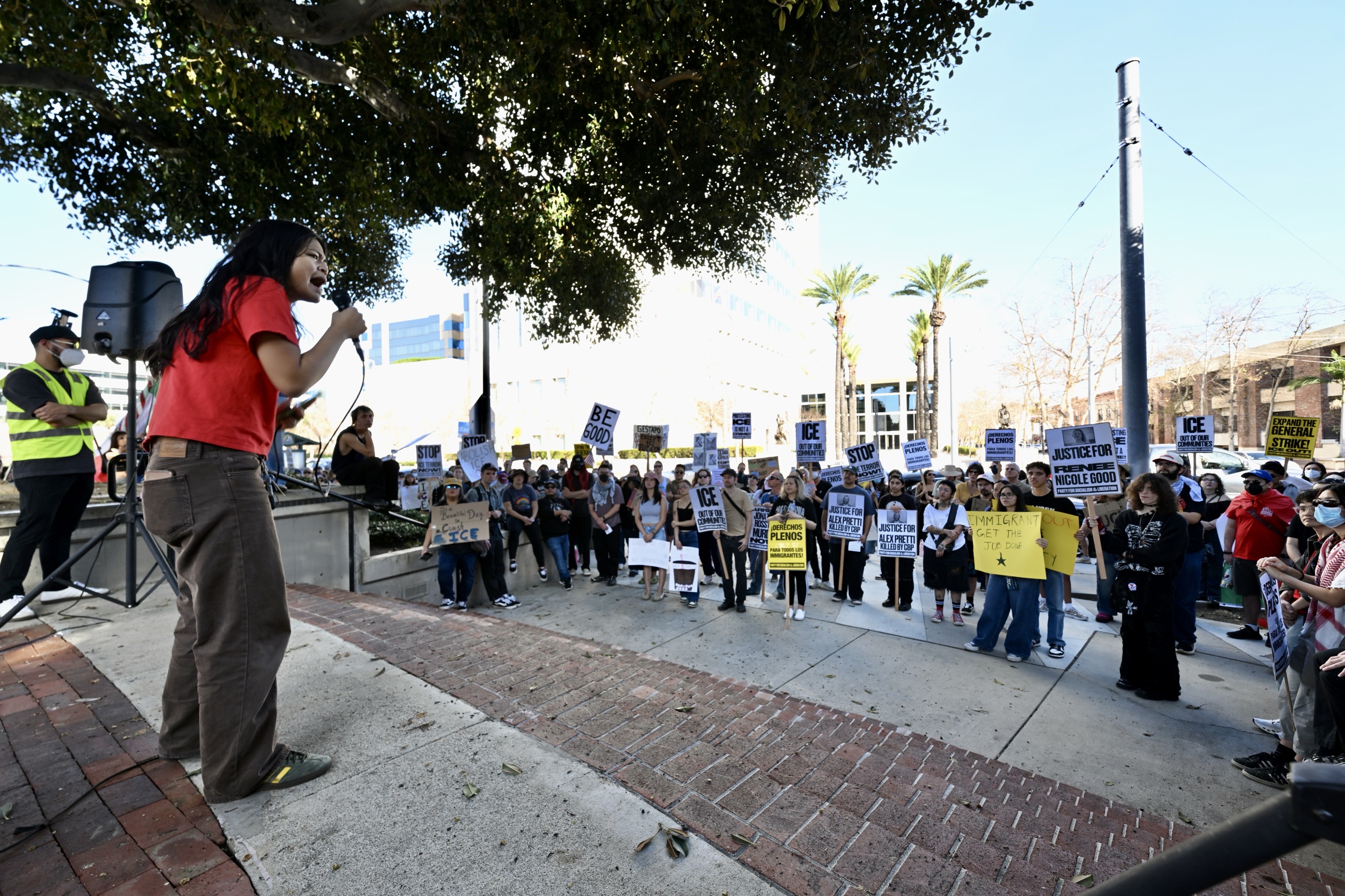 Lauriana Adriano, from Irvine, of the Party for Socialism and...