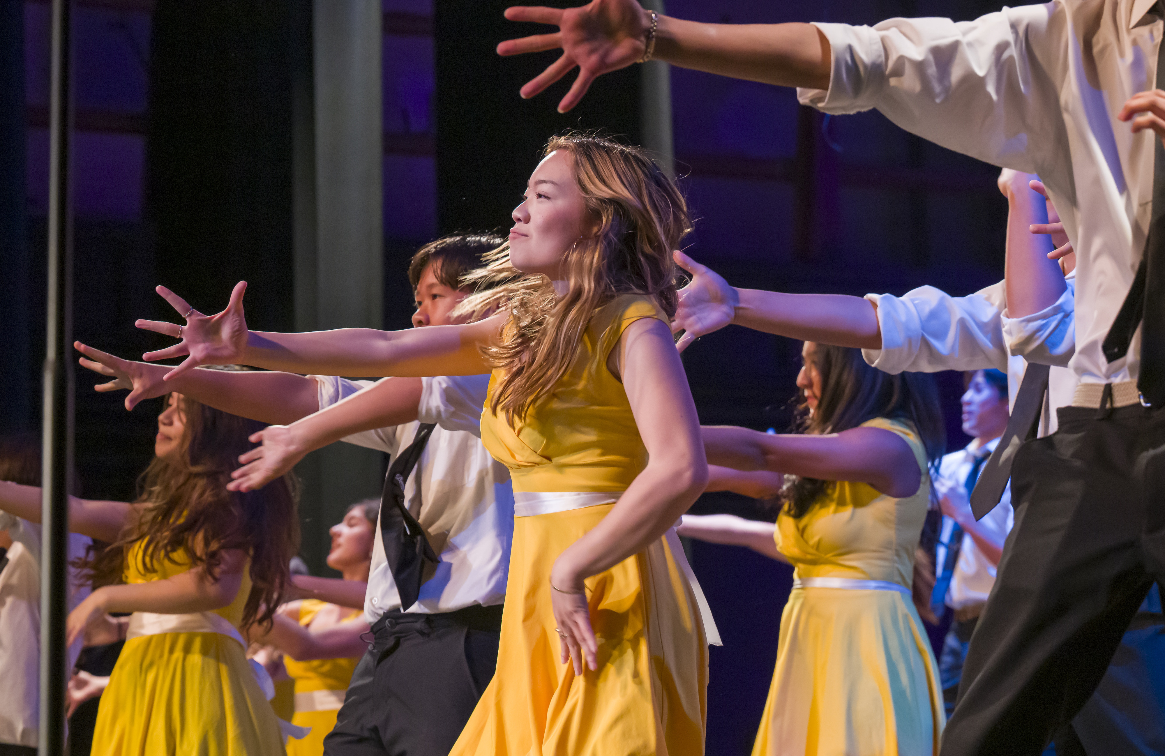 The Oxford Academy Show Choir performs to the song, âGood...