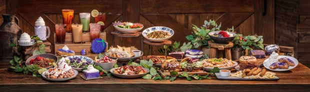 Boysenberry Festival A La Carte menu items available at Knott's Berry Farm. (Courtesy of Knott's Berry Farm)
