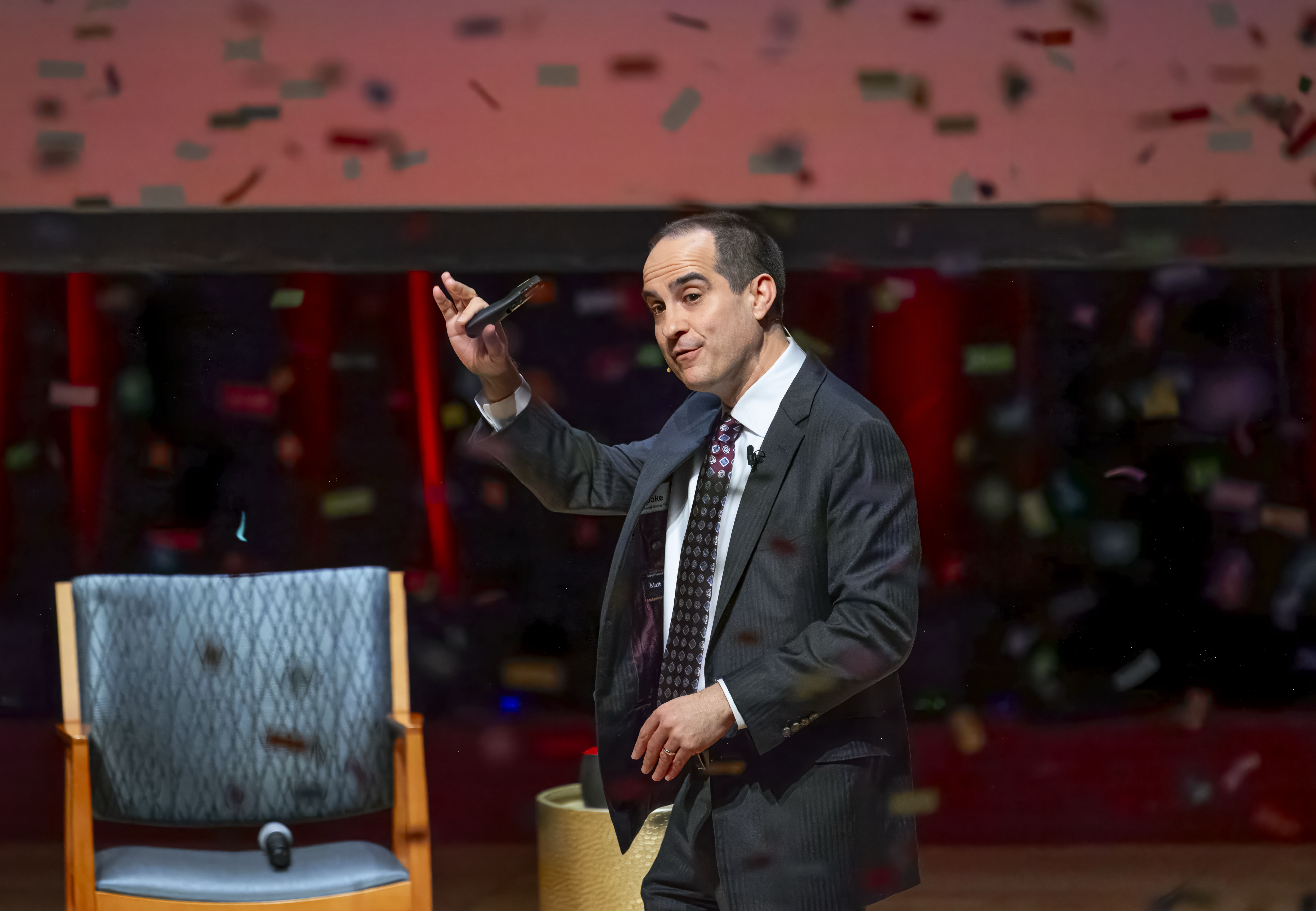 Matt Parlow, president Chapman University, ends his State of the...