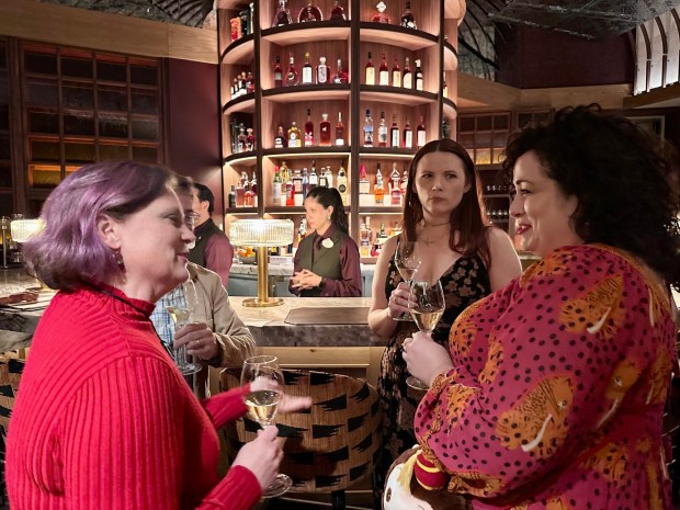 The Napa Rose bar and lounge during a media preview following a 10-month renovation at the fine dining restaurant in Disney's Grand Californian Hotel. (Photo by Brady MacDonald, Orange County Register/SCNG)