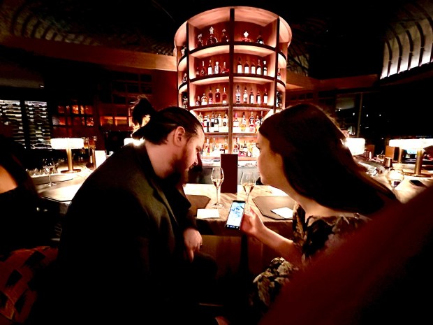 The Napa Rose bar and lounge during a media preview following a 10-month renovation at the fine dining restaurant in Disney's Grand Californian Hotel. (Photo by Brady MacDonald, Orange County Register/SCNG)