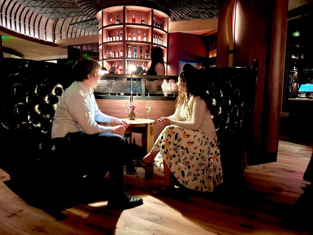 The Napa Rose bar and lounge during a media preview following a 10-month renovation at the fine dining restaurant in Disney's Grand Californian Hotel. (Photo by Brady MacDonald, Orange County Register/SCNG)