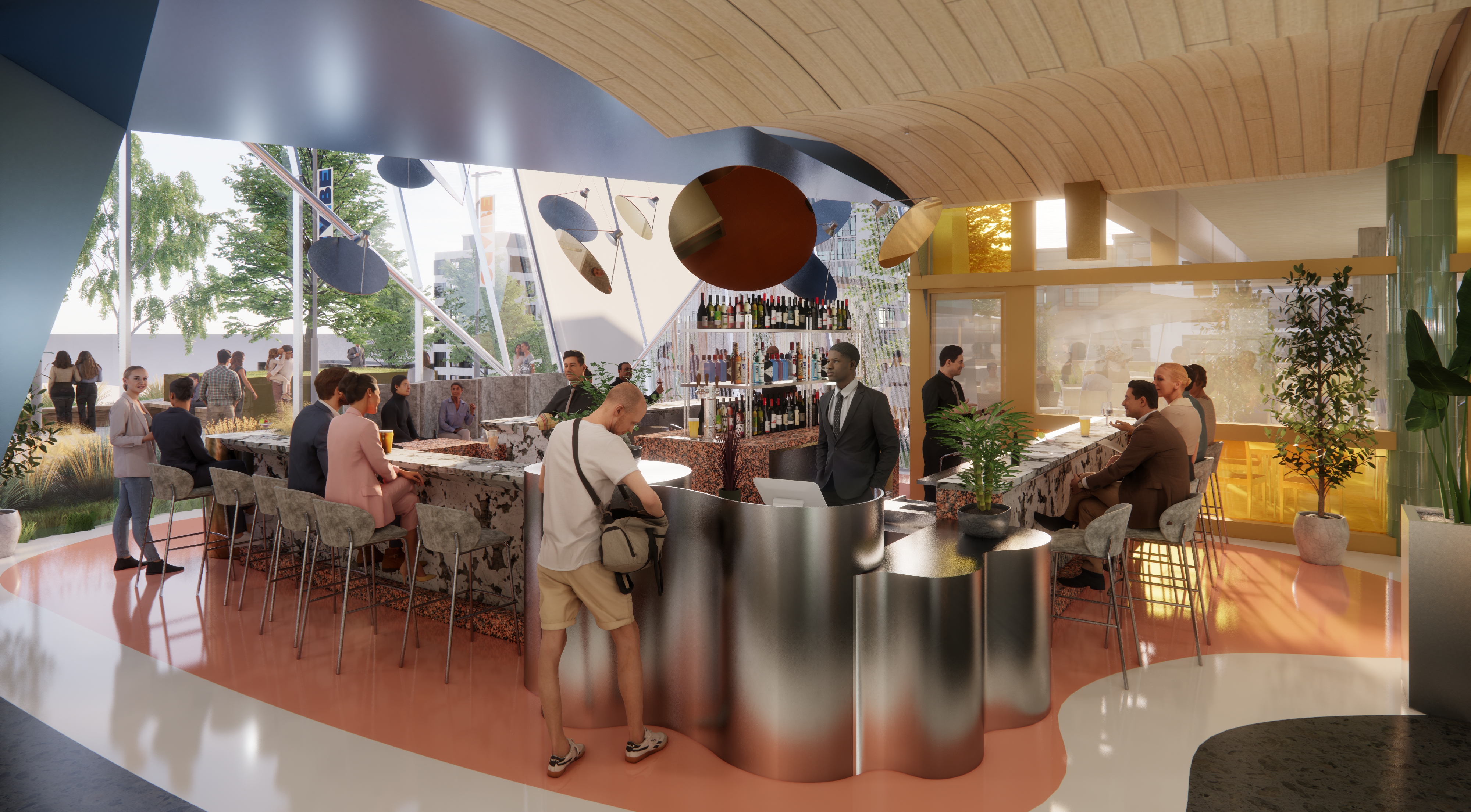 Yet-to-be-named bar that leans in to a “maximalist” vibe. (Image...