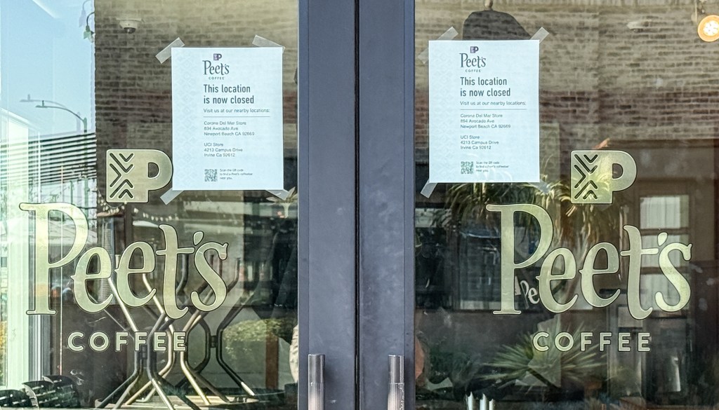 Peet’s Coffee closes 5 stores in Orange and Los Angeles counties – Orange County Register