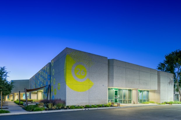 A 44,953-square-foot office portfolio at 24 and 26 Centerpointe Drive in La Palma sold Jan. 16 for a combined $12.38 million. Seen here is 26 Centerpointe. (Photo courtesy of CBRE)