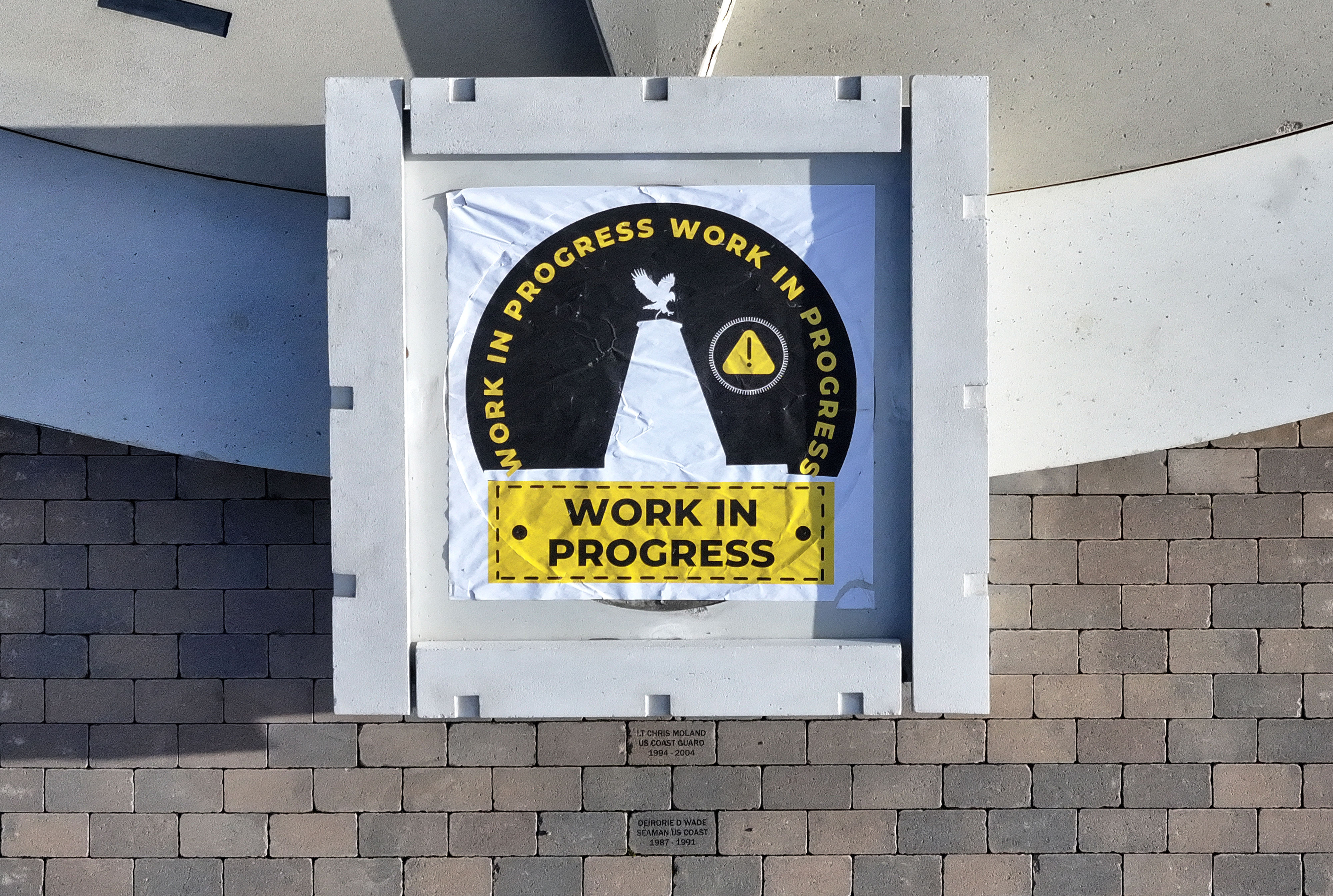 Three bronze plaques are missing from a memorial at Tustinâs...