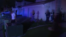 Nearly two dozen young-looking kids emerge from the backyard of an Otay Mesa home in late January, just minutes after San Diego police officers busted up an illegal party.