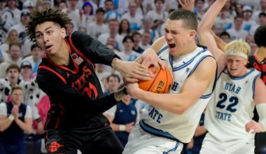Utah State basketball beats San Diego State – Deseret News