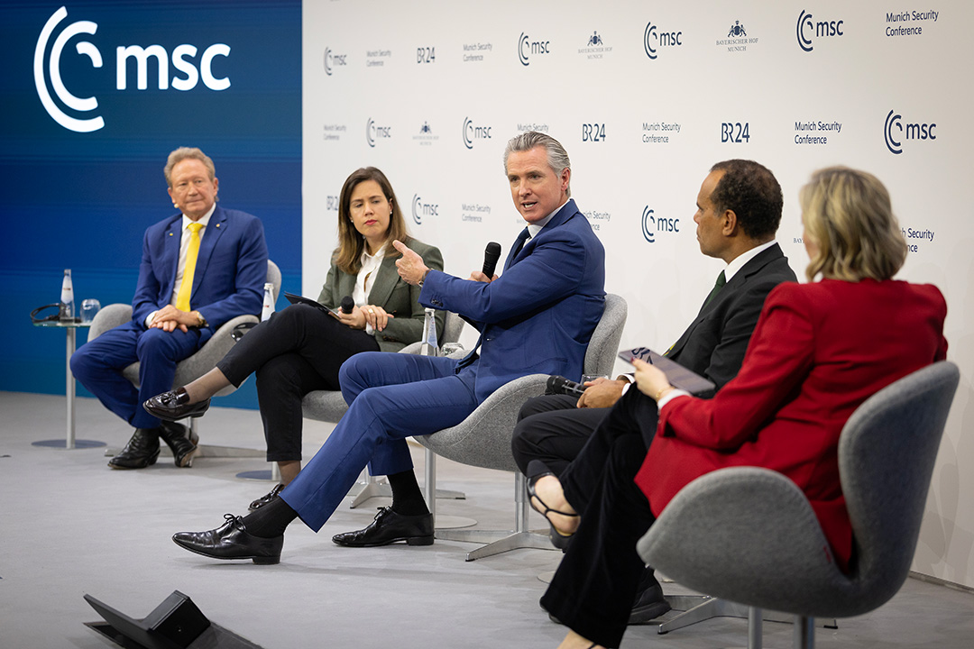 At Munich Security Conference, Governor Newsom advances climate action and partnerships as Trump abandons America’s allies