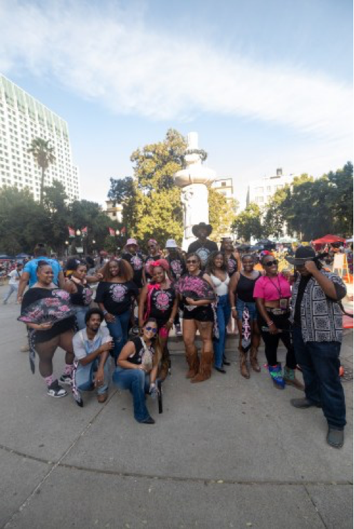 The Nights in the Valley performance team at Cesar Chavez Park in downtown Sacramento. Courtesy of Nights in the Valley