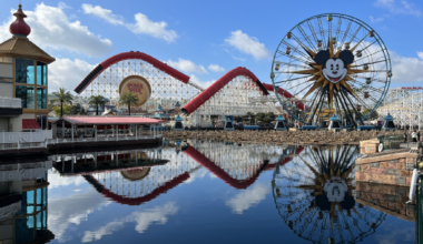 Pixar Pier reflection on water