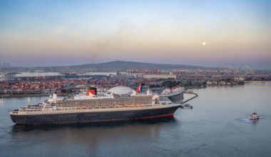 Queen Mary gets a legendary visit from namesake flagship in Long Beach