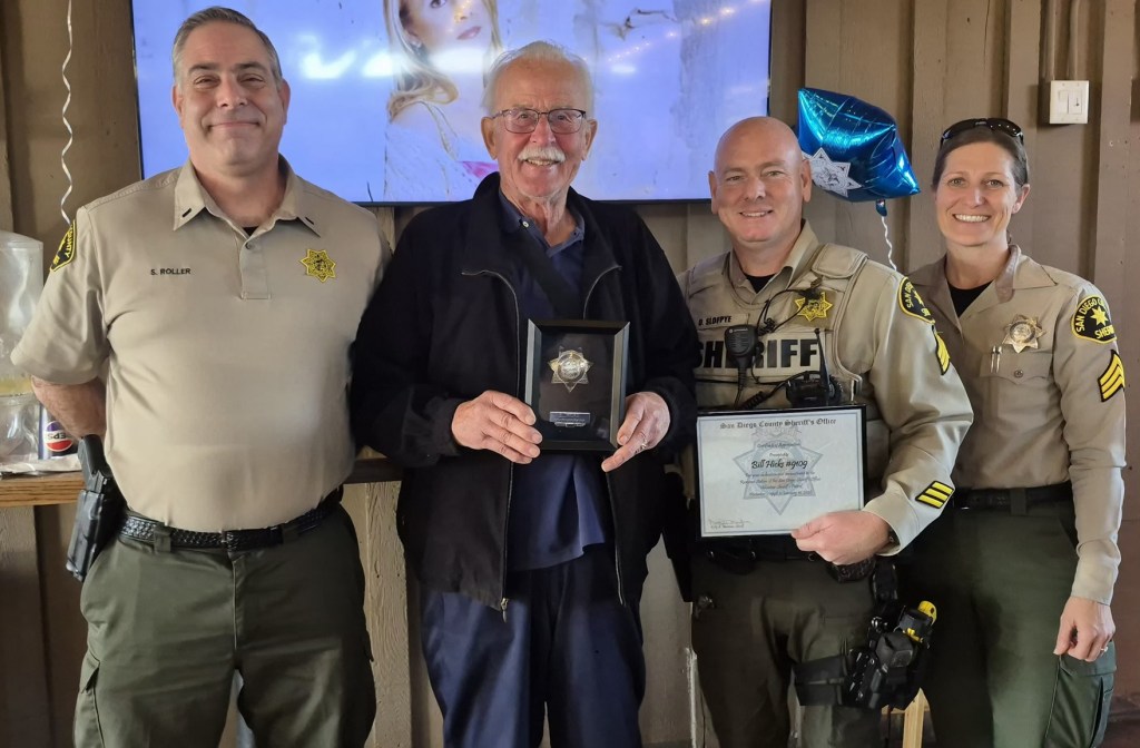 Bill Hicks retires after 27 years with Ramona Volunteer Sheriff’s Patrol – San Diego Union-Tribune