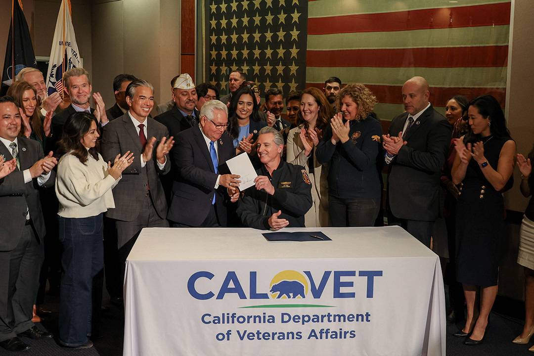 Governor Newsom signs consumer protection bill cracking down on veteran fraud and abuse, launches tax cut for vets
