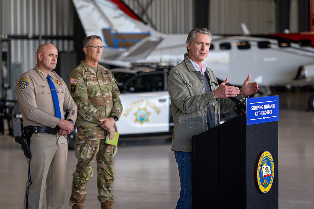 Delivering results at the border: Governor Newsom announces record $506 million in illicit fentanyl seized since launching counterdrug operations