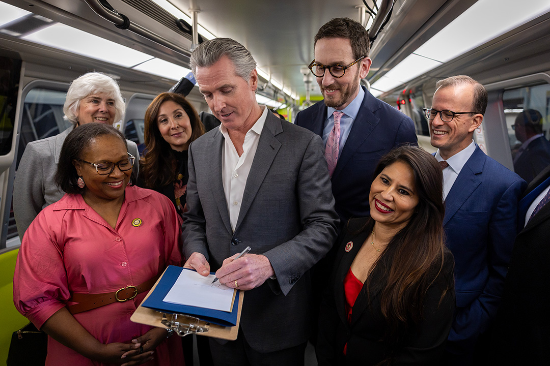Governor Newsom signs legislation authorizing $590 million emergency loan to Bay Area Transit