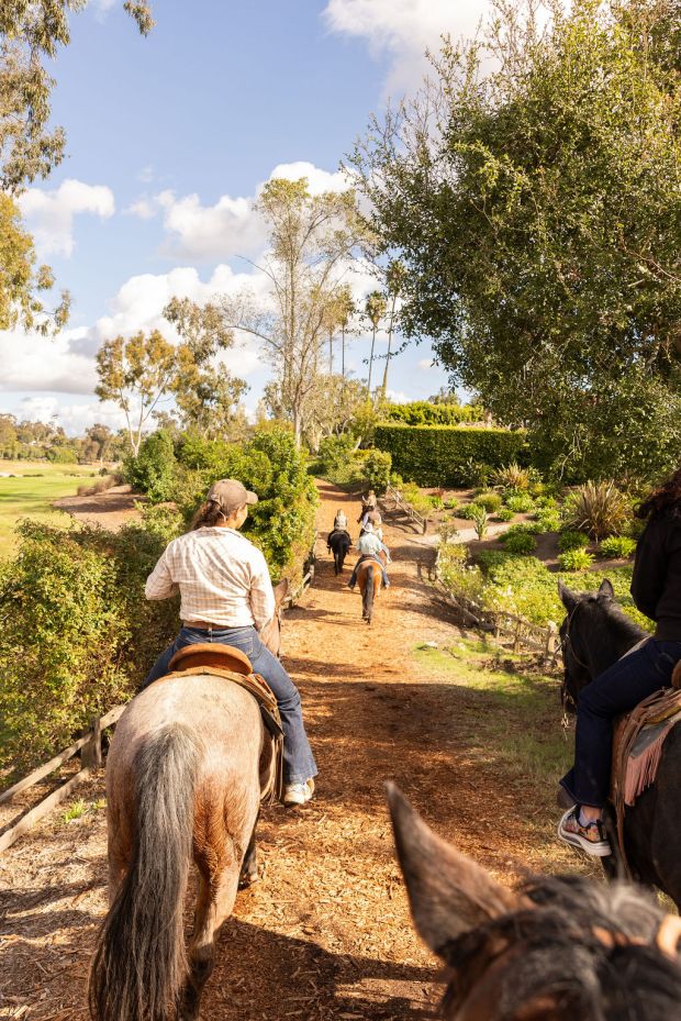 The Inn at Rancho Santa Fe is now offering horseback riding excursions for its guests. (Courtesy The Inn at RSF)