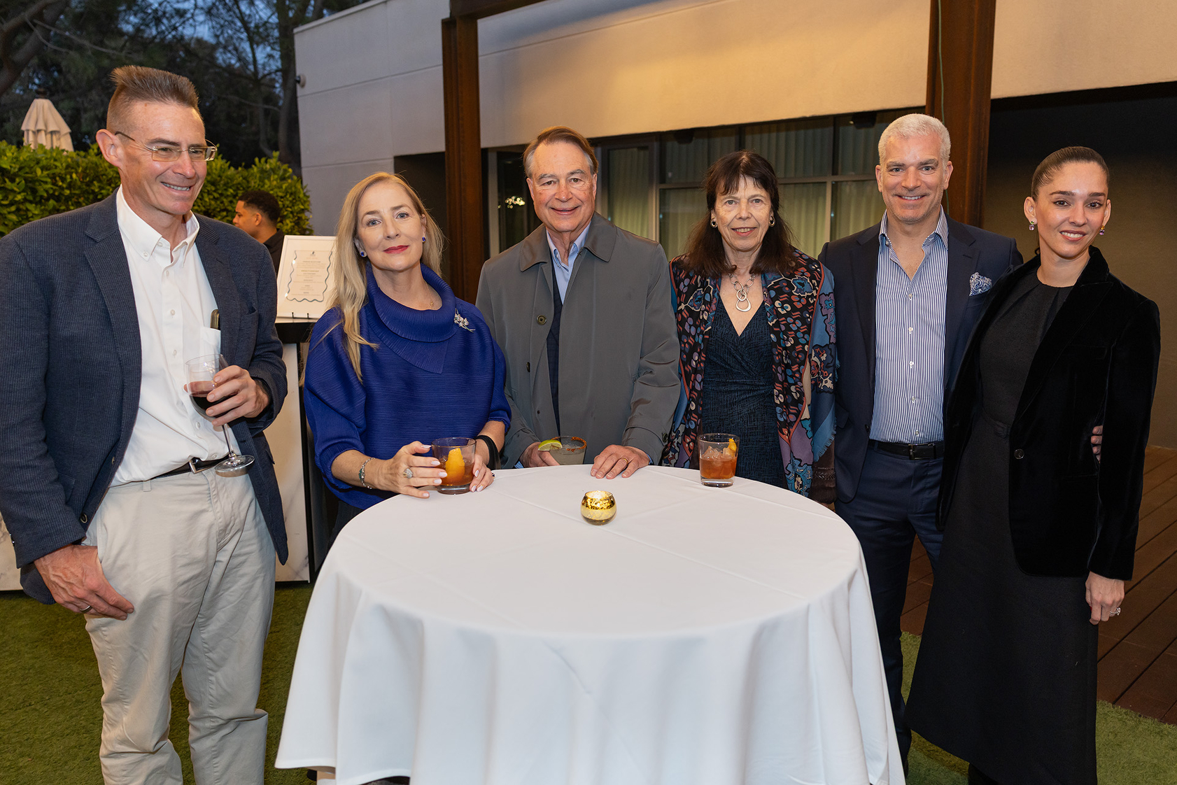 Rob Knight, Yanina Odin, Larry and Janet Smarr, Marc and...