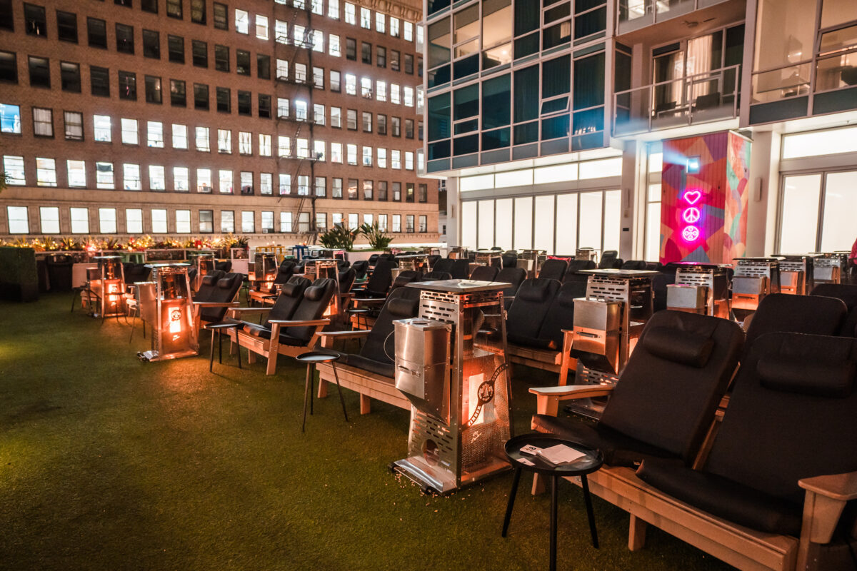 Rooftop Cinema Club fireside films