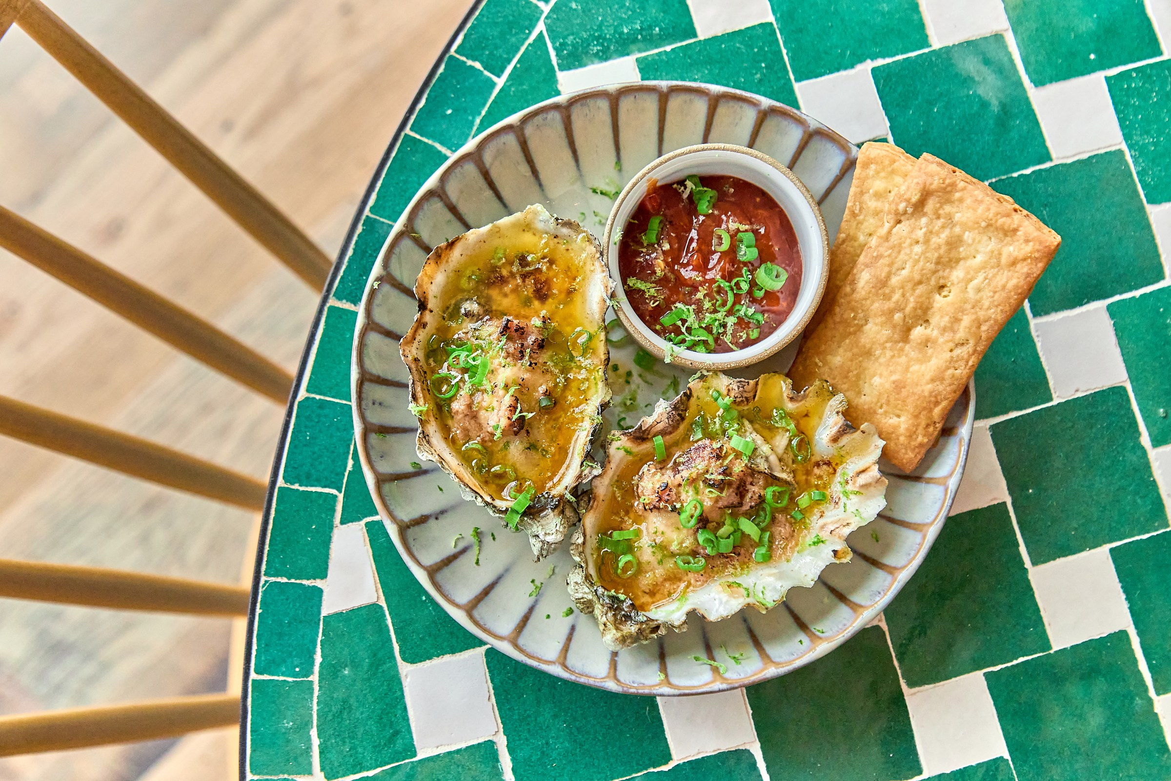 Food from Valley Goat, a Sunnyvale, California restaurant from chef Stephanie Izard.