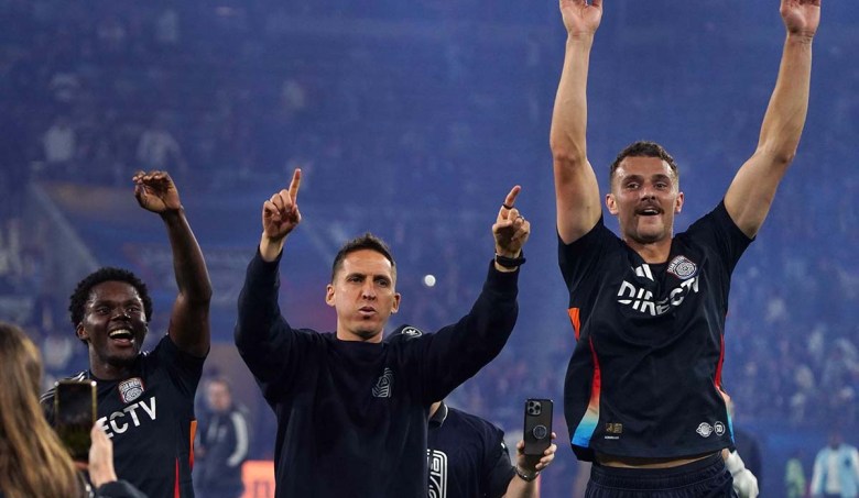 First SDFC playoff match. (Photo by Chris Stone/Times of San Diego.com)