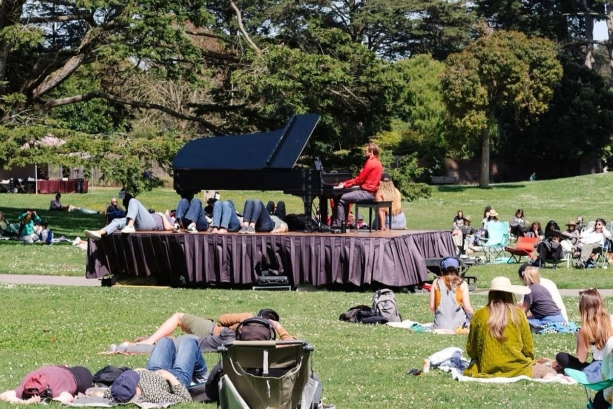 "In A Landscape" concert series at SF Botanical Garden